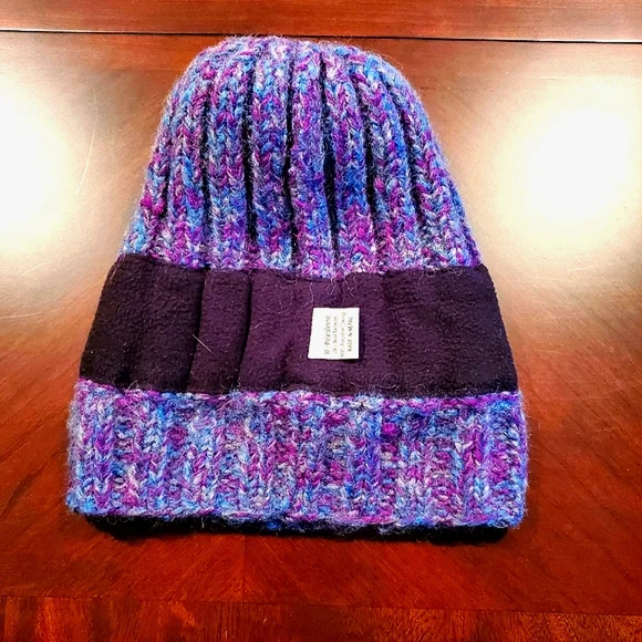 34) Mohair + WooL Beanie with Thermal Sweatband : Made in NapaL 34) Mohair + WooL Beanie with Thermal Sweatband : Made in NepaL main image 3
